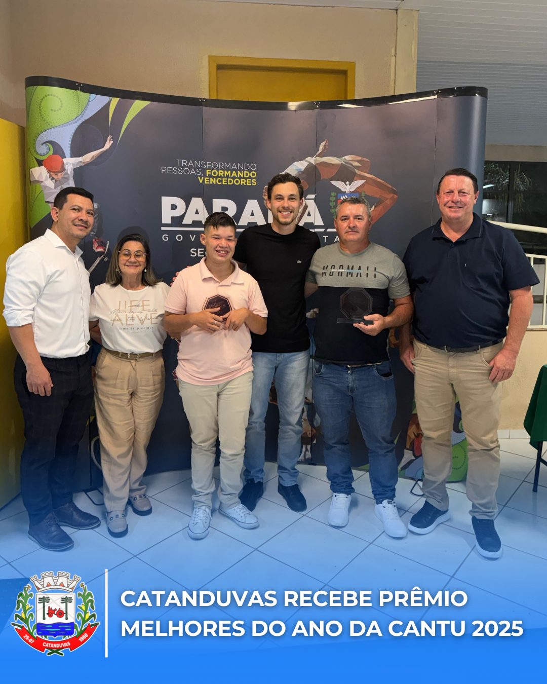 CATANDUVAS RECEBE PRÊMIO MELHORES DO ANO DA CANTU 2025